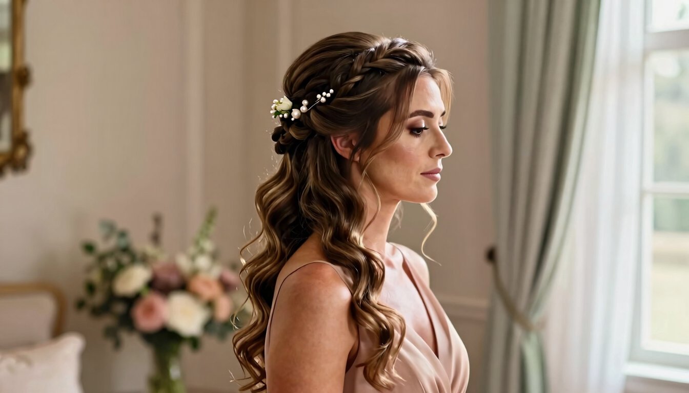 29 Bridesmaid Hairstyles Half Up Half Down That Steal the Show (Without Stealing the Spotlight)
