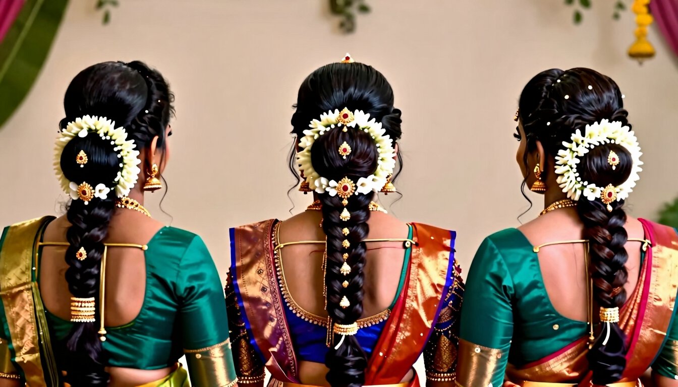 29 Stunning South Indian Wedding Hairstyles for Brides & Bridesmaids That Steal the Show